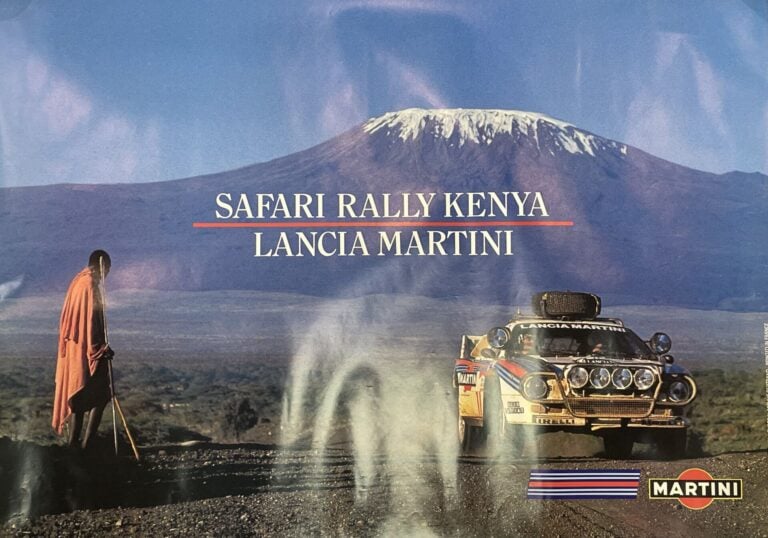 Lot d'affiches comprenant : - - une affiche "Martini Racing, Campione del Mondo…