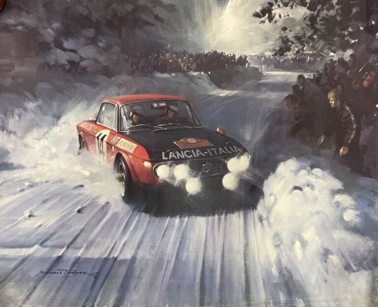 Lot d'affiches comprenant : - - une affiche "Martini Racing, Campione del Mondo…