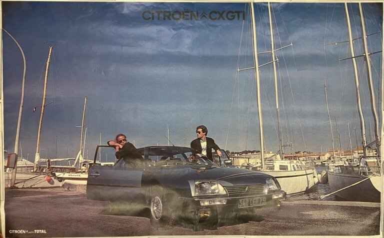 Lot de 7 grandes affiches publicitaires de concession Citroën CX - (159 x 120 c…