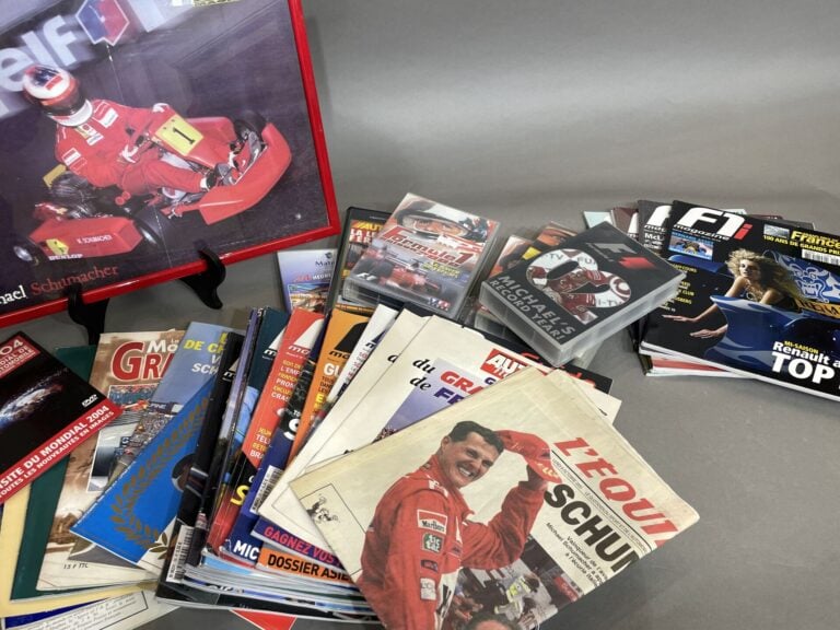 Lot de livres sur la Formule 1