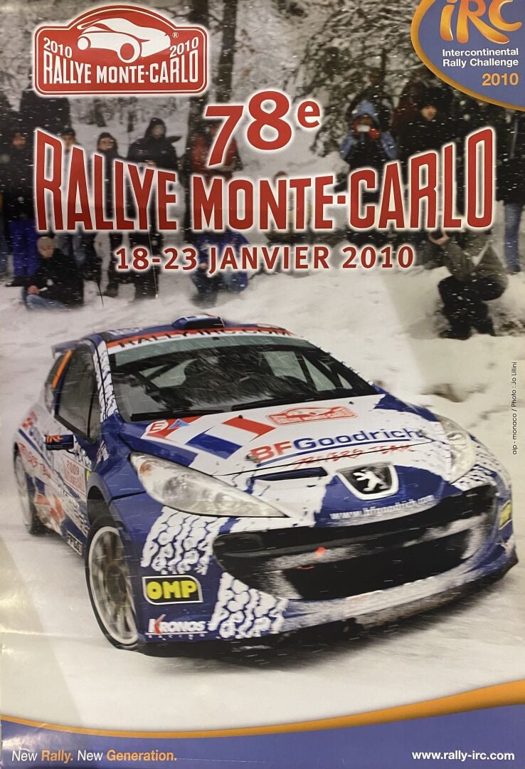 Lot Rallye Monte Carlo comprenant : - - 5 plaques souvenir Rallye Monte Carlo 2…