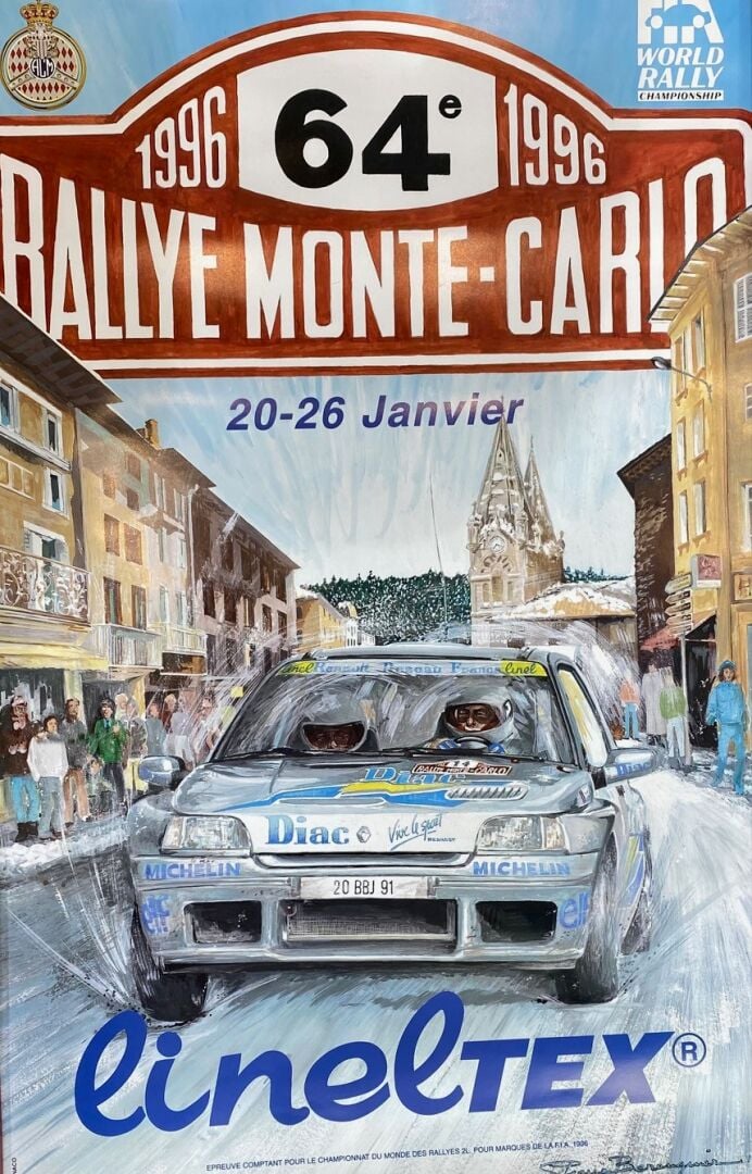 Lot Rallye Monte Carlo comprenant: - - des plaques souvenirs Rallye onte Carlo…