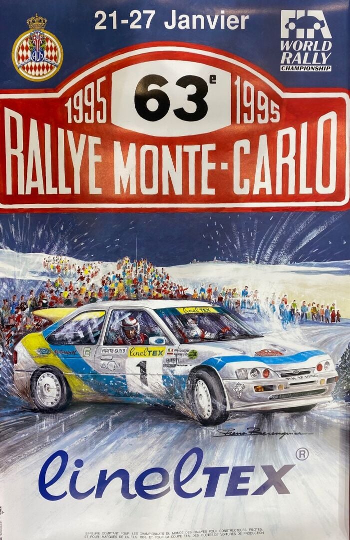 Lot Rallye Monte Carlo comprenant: - - des plaques souvenirs Rallye onte Carlo…