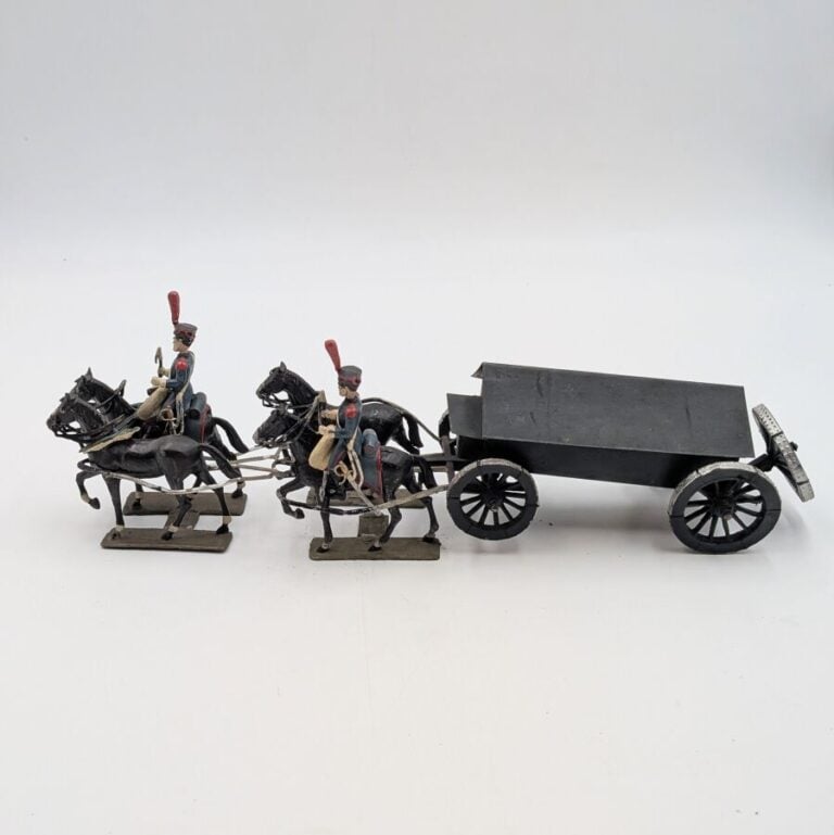 LUCOTTE PREMIER EMPIRE 1920-1960 - Train d'artillerie avec un canon et son cais…