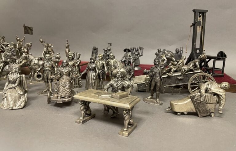 MANUFACTURE HISTORIQUE DE SOLDATS DE PLOMB (MHSP) - Lot de soldats de plomb (so…
