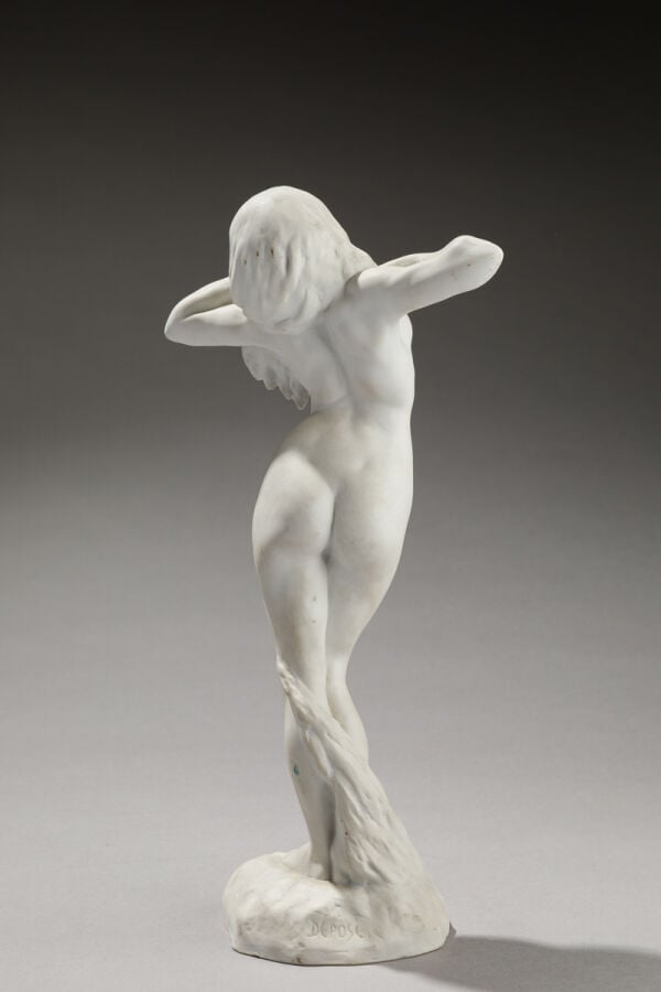 Maurice GUIRAUD-RIVIERE (1881-1947) - Sculpture en biscuit figurant une élégant… maison de vente aux encheres commissaire-priseur auction house boisgirard antonini