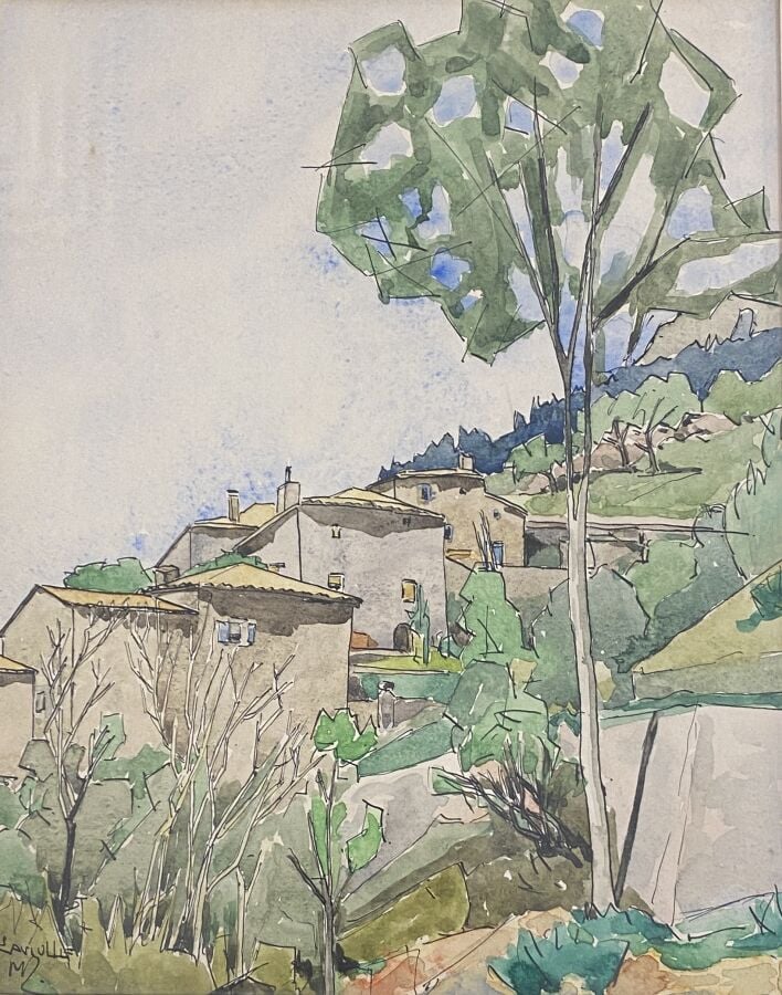 Michel ZADOUNAISKY (1903-1983) - Ensemble de huit dessins aquarellés sur papier… maison de vente aux encheres commissaire-priseur auction house boisgirard antonini