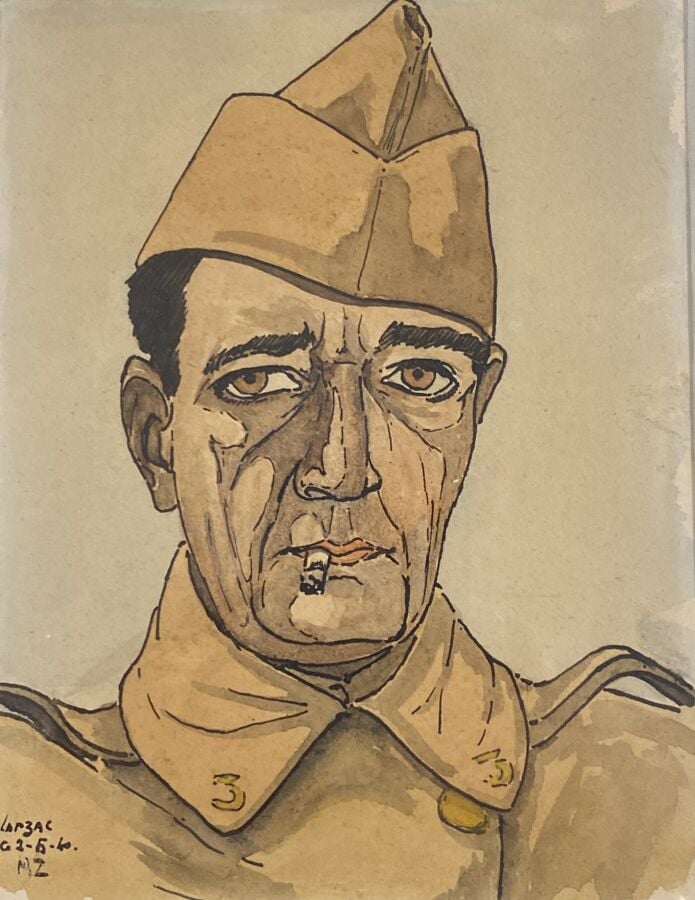 Michel ZADOUNAISKY (1903-1983) - Ensemble de huit dessins aquarellés sur papier… maison de vente aux encheres commissaire-priseur auction house boisgirard antonini