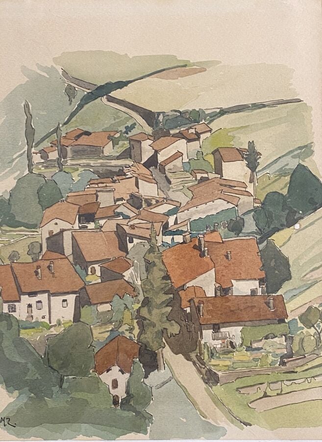 Michel ZADOUNAISKY (1903-1983) - Ensemble de huit dessins aquarellés sur papier… maison de vente aux encheres commissaire-priseur auction house boisgirard antonini
