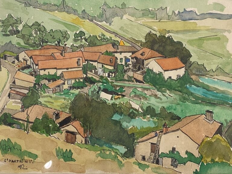 Michel ZADOUNAISKY (1903-1983) - Ensemble de huit dessins aquarellés sur papier… maison de vente aux encheres commissaire-priseur auction house boisgirard antonini