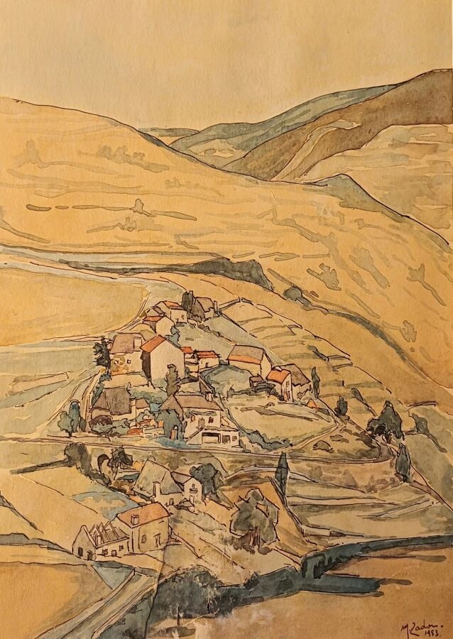 Michel ZADOUNAISKY (1903-1983) - Ensemble de huit dessins aquarellés sur papier… maison de vente aux encheres commissaire-priseur auction house boisgirard antonini
