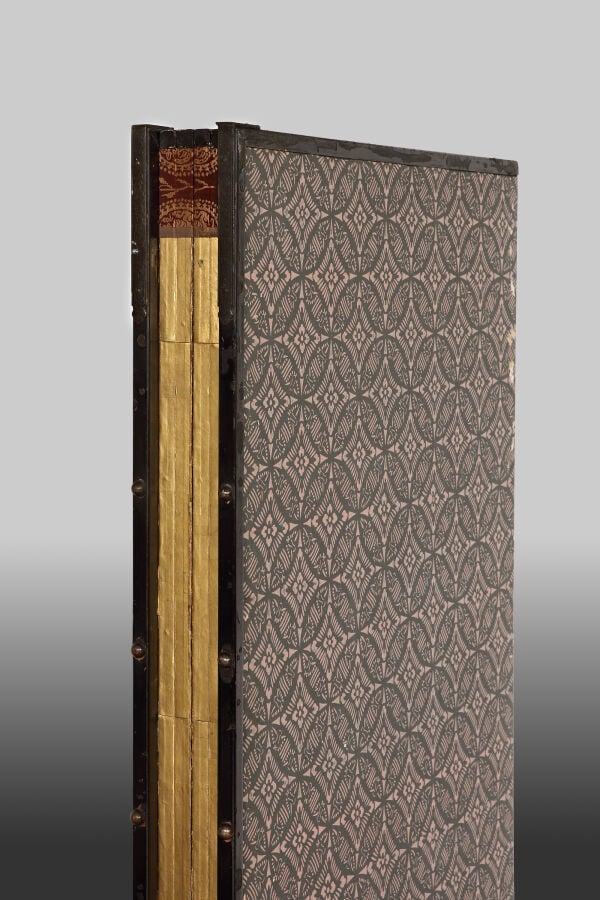 Paravent à six panneaux (byôbu 屏風) représentant une scène dans le style raffiné… Vente aux encheres – Auction House – Commissaire-priseur – Auctioneer - Boisgirard Antonini – Paris – Nice