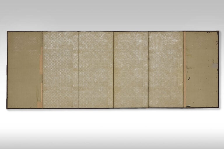 Paravent byôbu 屏 風 à six panneaux à décor d'un groupe de cerfs 鹿 (shika) couran… Vente aux encheres – Auction House – Commissaire-priseur – Auctioneer - Boisgirard Antonini – Paris – Nice