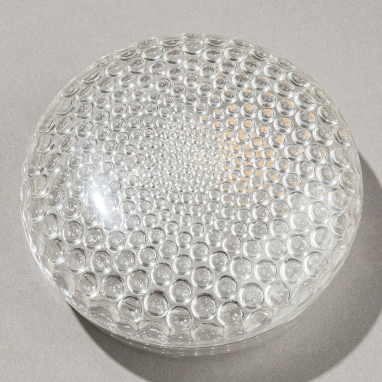 René LALIQUE (1860-1945) - Boite ronde " Nippon " avec son couvercle en verre b… maison de vente aux encheres commissaire-priseur auction house boisgirard antonini