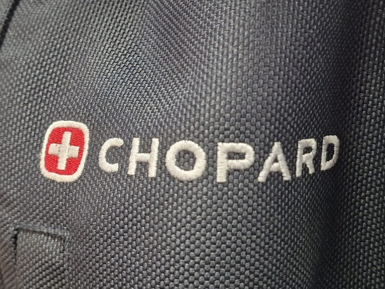 CHOPARD - Veste d'homme en polyester bleu marine "1000 Miglia" - Taille M
