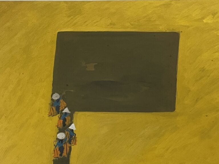 École vietnamienne - Deux Gouaches sur papier - Portent une signature NHIN en b…