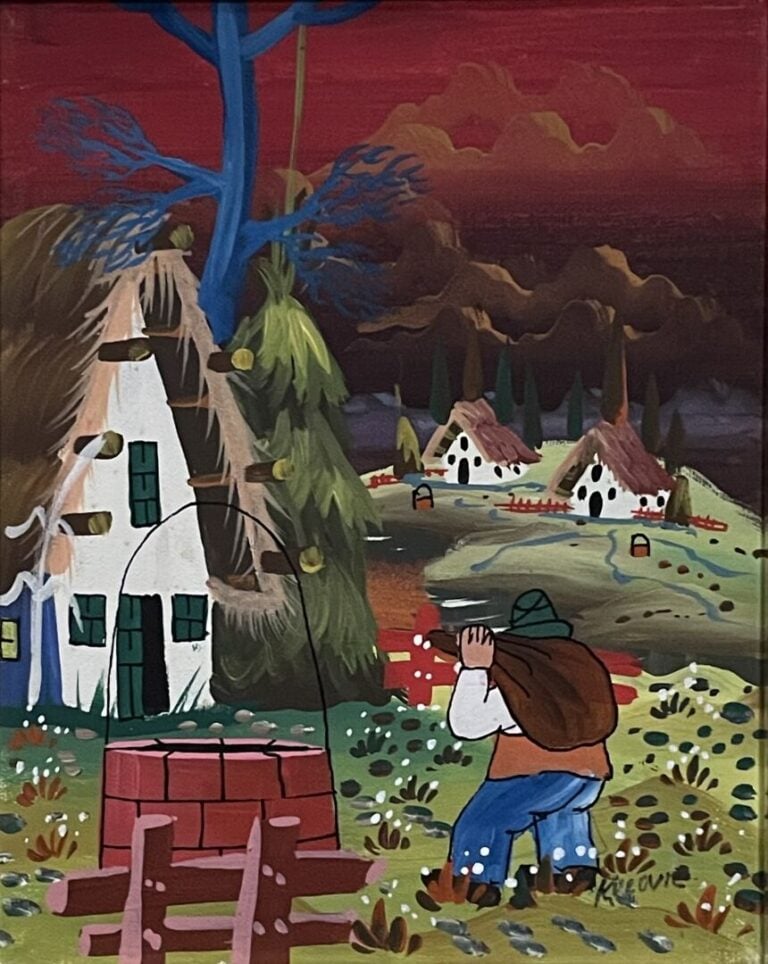KOCOVIK (XXe) - Paesaggio et Passagio - Paires d'huiles sur toile - Signées en…