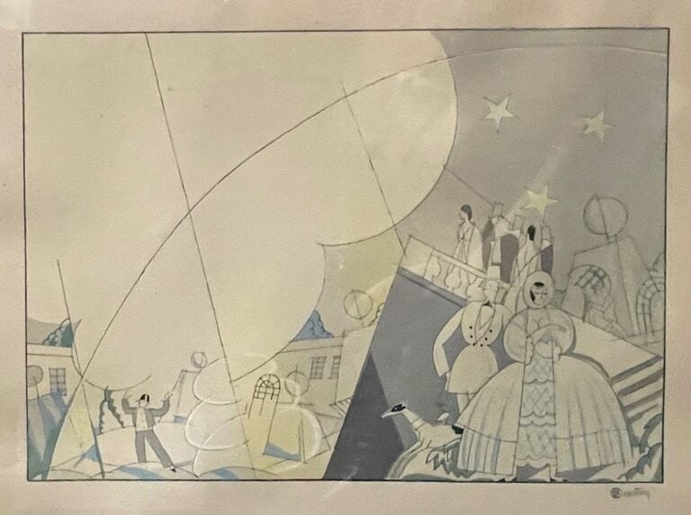 MARTIN Charles (1884-v.1932/34), d'après - Sport et divertissement - Ensemble d…