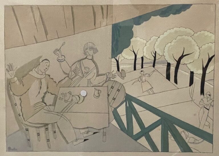 MARTIN Charles (1884-v.1932/34), d'après - Sport et divertissement - Ensemble d…