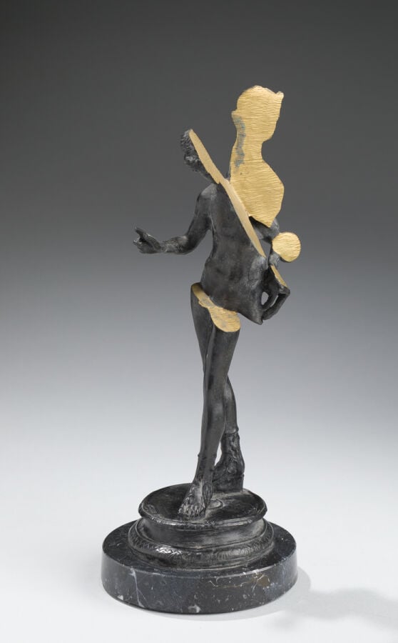 ARMAN (1928-2005) ARMAND - HERNANDEZ DIT - Divided David, 1989 - Bronze à patin…