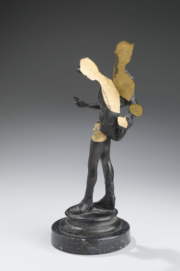 ARMAN (1928-2005) ARMAND - HERNANDEZ DIT - Divided David, 1989 - Bronze à patin…