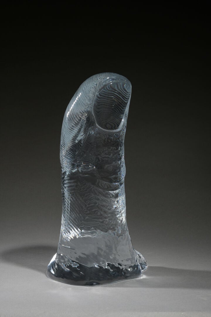 BACCARAT & César BALDACCINI dit CÉSAR (1921-1998) - Pouce - Sculpture en crista…