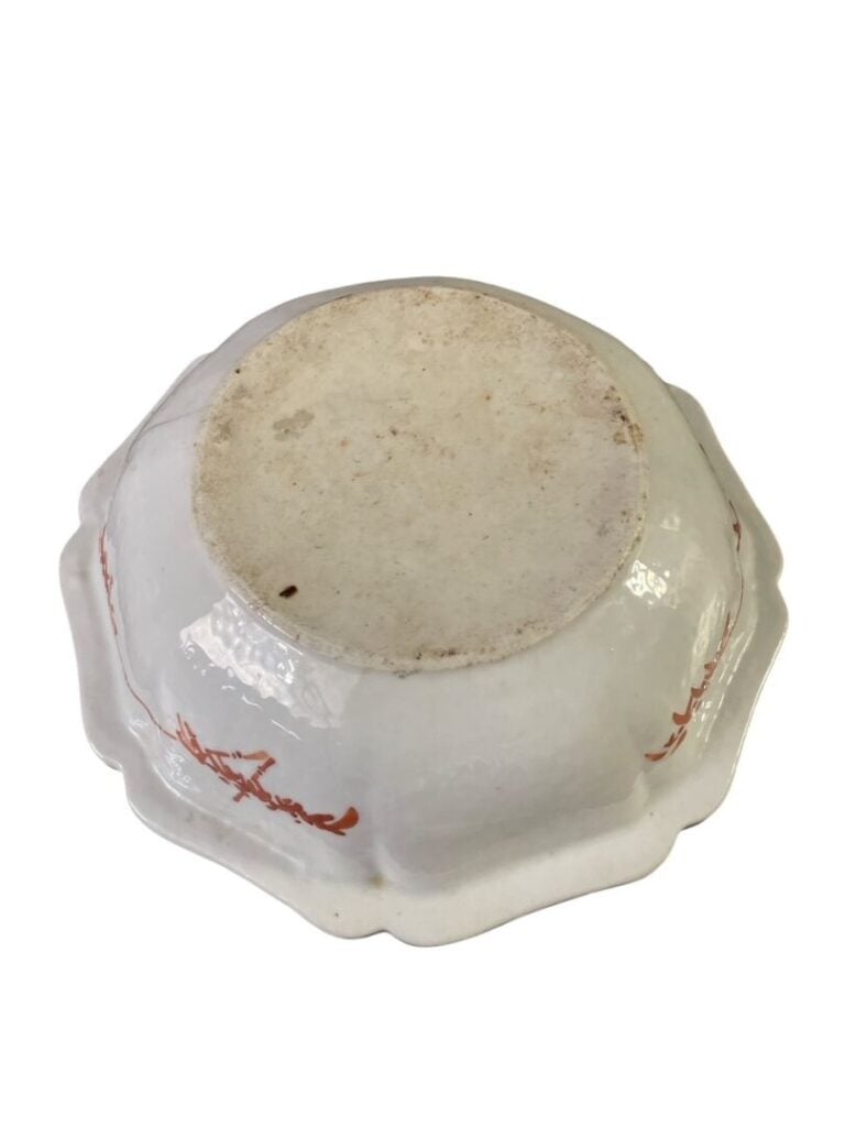 CHINE - Porcelaine - Bol polylobée à décor de hérons - 25 x 8 cm