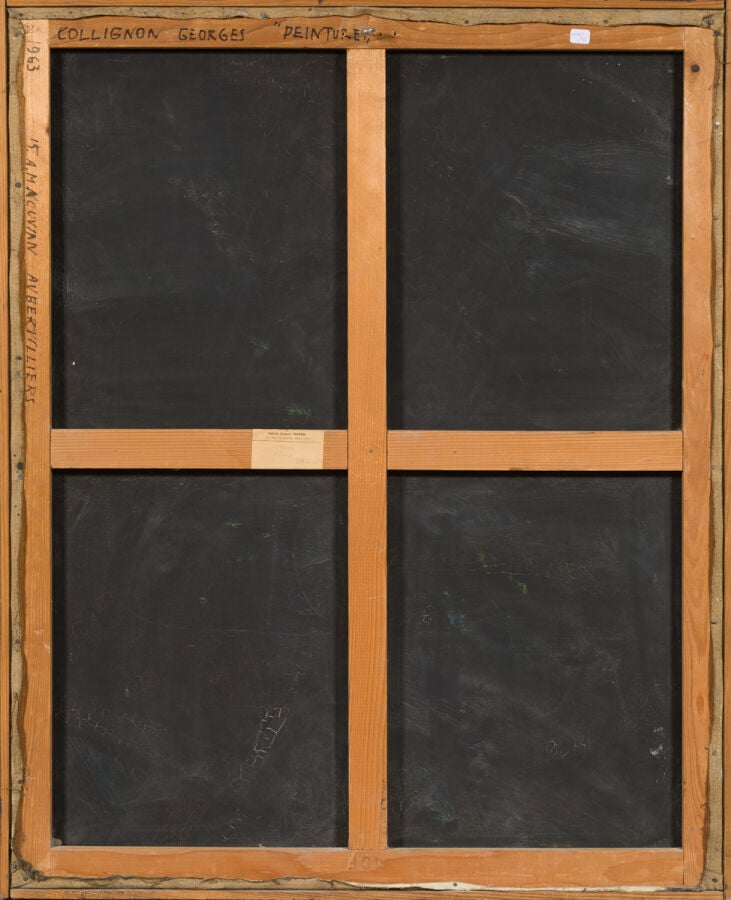 GEORGES COLLIGNON (1923-2002) - L'autre dimension, 1963 - Huile sur toile, sign…