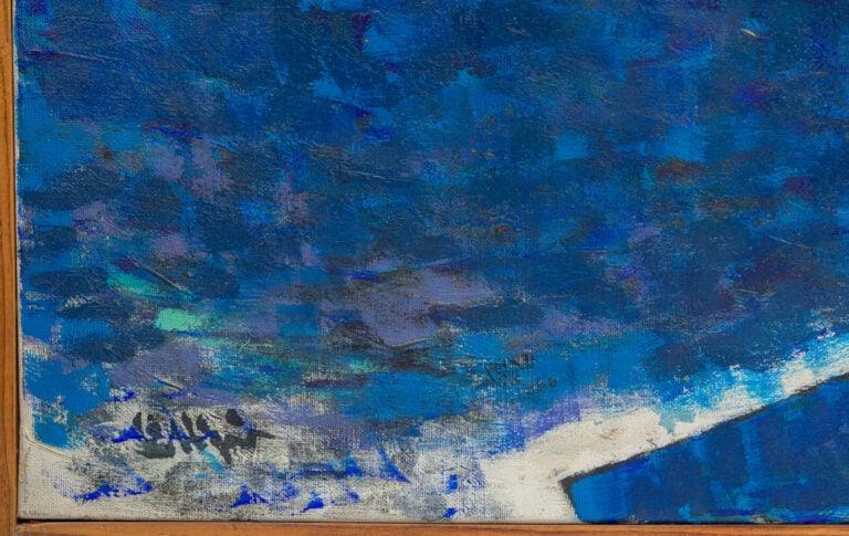 GEORGES COLLIGNON (1923-2002) - Peinture no II, 1961- 1962 - Huile sur toile, s…