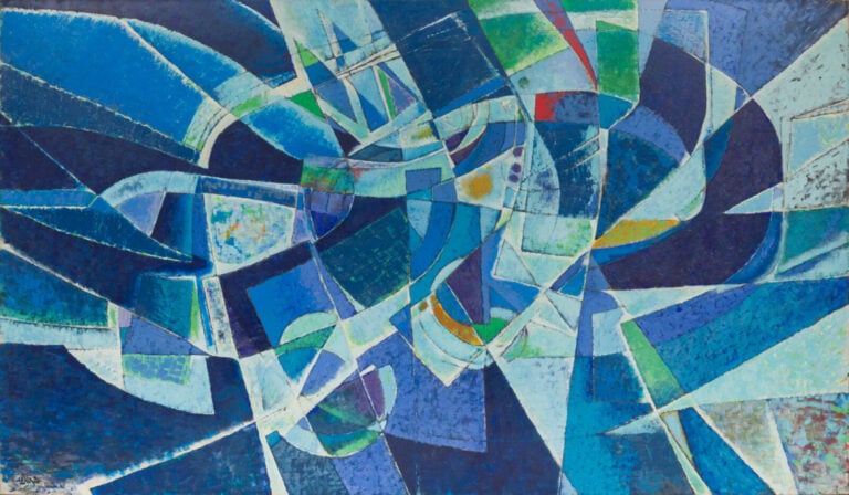 GEORGES COLLIGNON (1923-2002) - Peinture no II, 1961- 1962 - Huile sur toile, s…