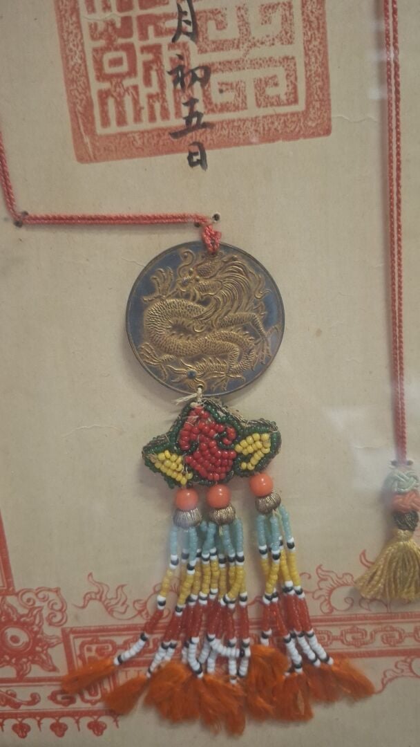 GRAND EMPIRE D'ANNAM - Médaille sapek - Diplôme du 1er et 2nd classe cuisinier…