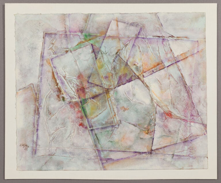 HANS - HERMANN STEFFENS (1911-2004) - Composition, 1982 - Technique mixte sur c…