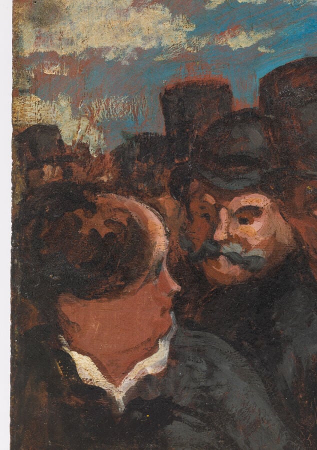 Honoré Daumier - (1808-1879) - Les passants (L'attente à la gare) - Vers 1858 -…