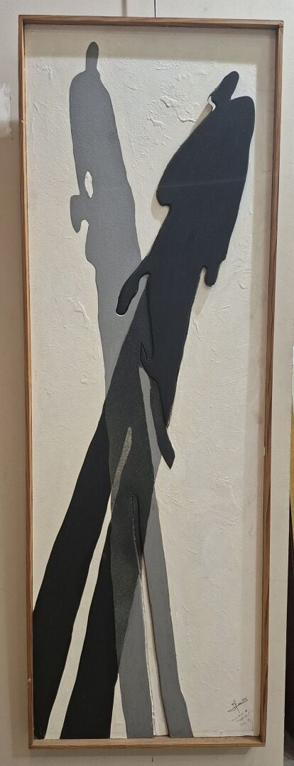 Jean MAS (1946) - "Ombre Raph G" - Acrylique sur panneau découpé - Signée en ba…