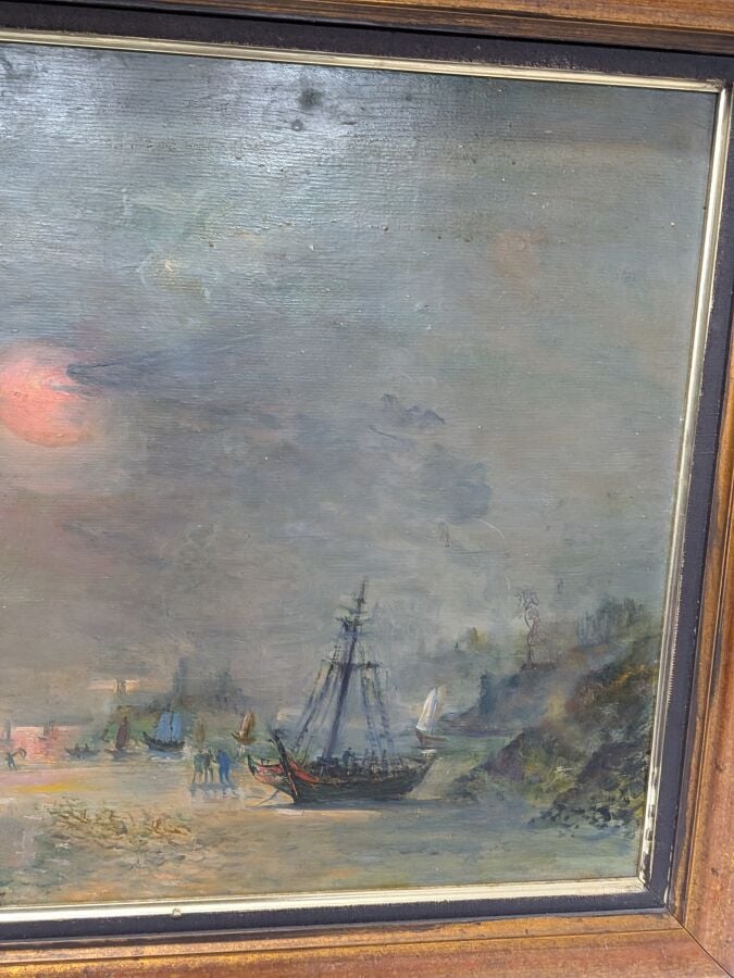 Jean RAFFY LE PERSAN (1920-2008) - Rêve au coucher du soleil, 1986 - Huile sur…