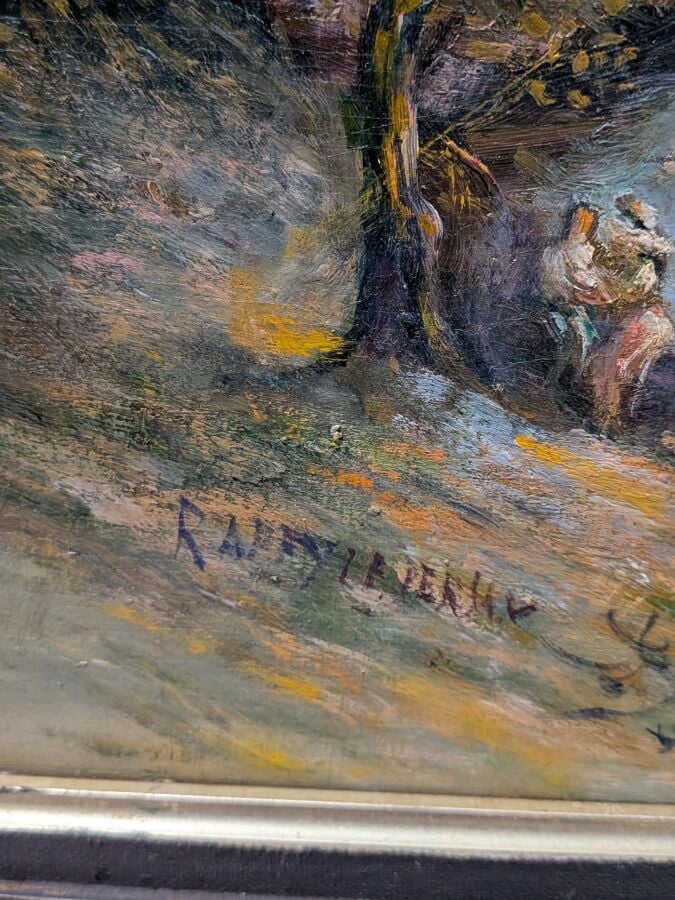 Jean RAFFY LE PERSAN (1920-2008) - Rêve au coucher du soleil, 1986 - Huile sur…