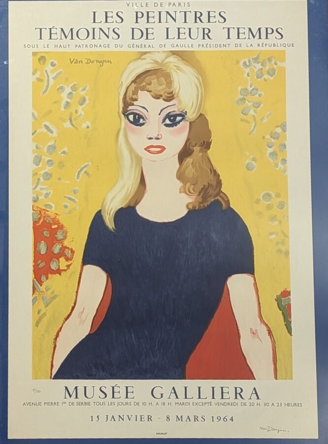 KEES VAN DONGEN (1877-1968) D'APRÈS - Brigitte Bardot, 1964 (Juffermans, p.174)…
