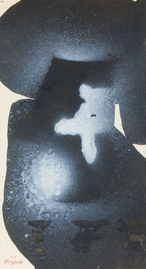LADISLAS KIJNO 1921-2012) - Compositions - Ensembles de trois lithographies sur…