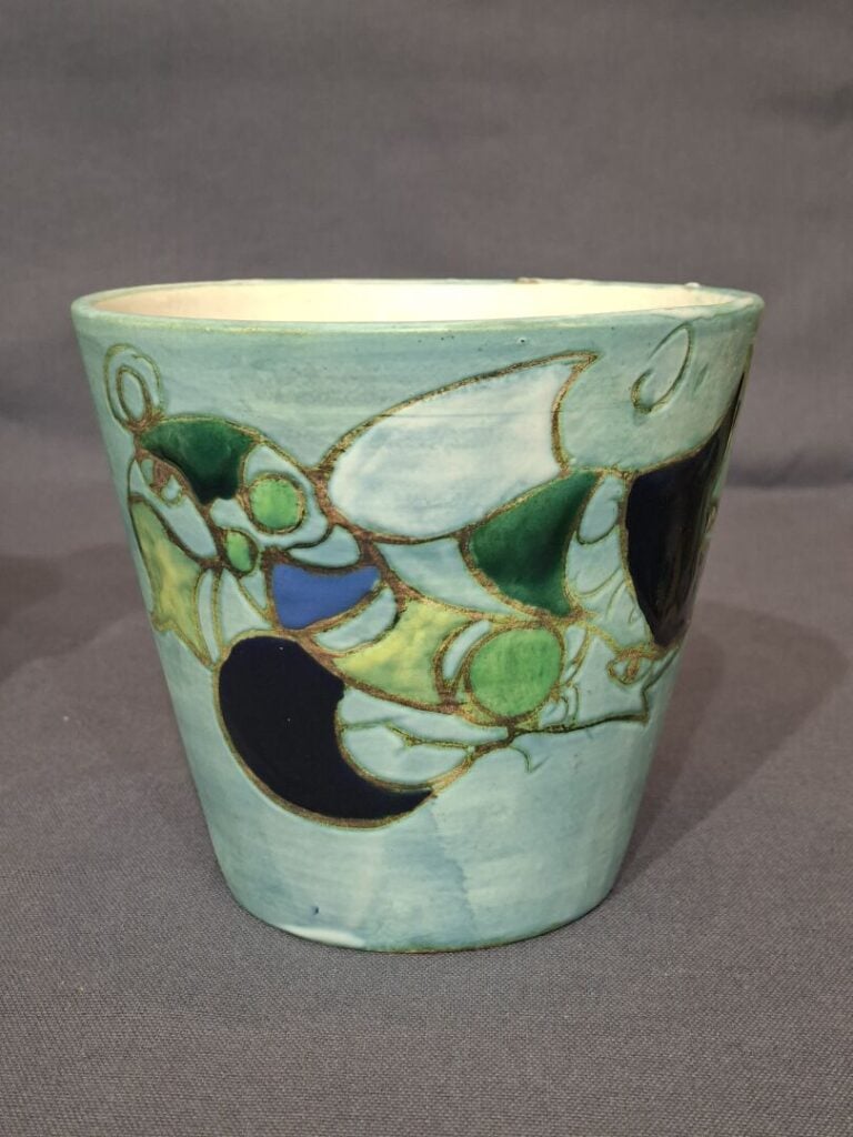 Marie-Christine TREIMEN (1933-2003) - Réunion d'un seau à glaçons et d'un vase…