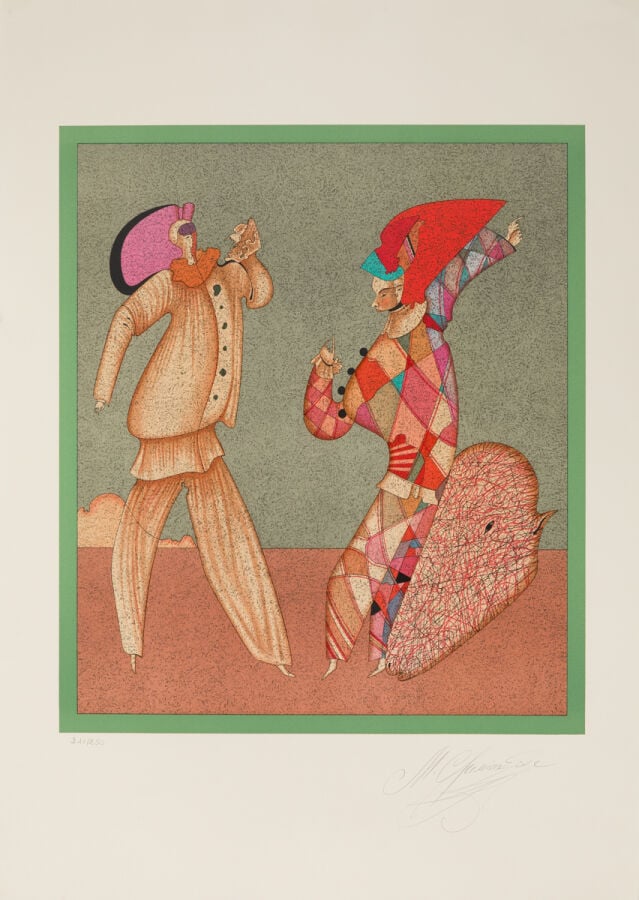 MICHEL (MIKHAIL) CHEMIAKIN (1943-) - Carnaval de Saint-Pétersbourg, 1988 - Ense…