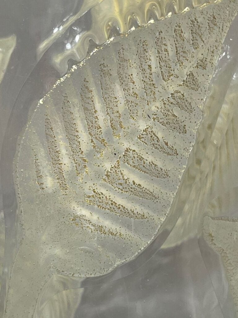 MURANO - BAROVIER ET TOSO - Vase modèle "Automne" en verre doublé translucide à…