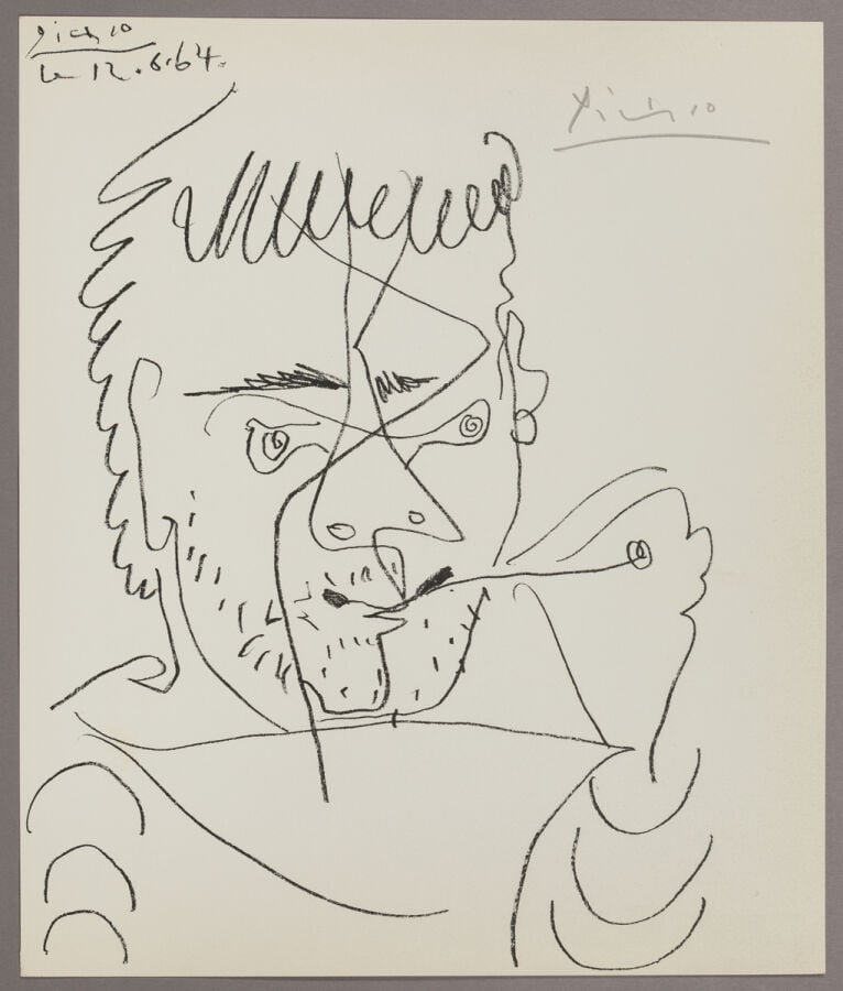 (PABLO PICASSO) - « Pour Henry-Daniel KAHNWEILER », - 1965 - Suite de 9 lithogr…