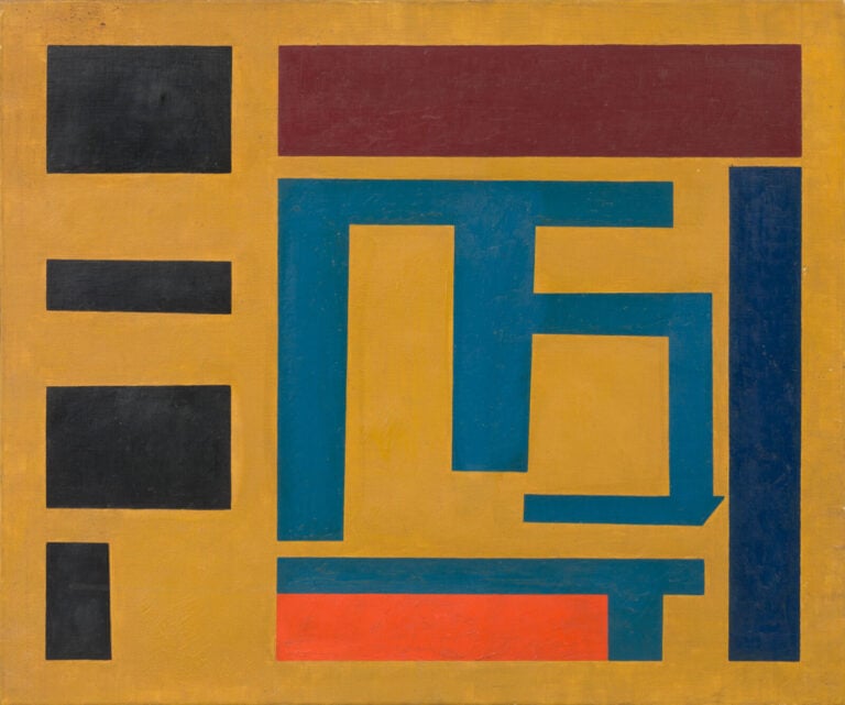 PAUL GADEGAARD (1920-1990) - Composition géométrique, 1954 - Huile sur toile, s…