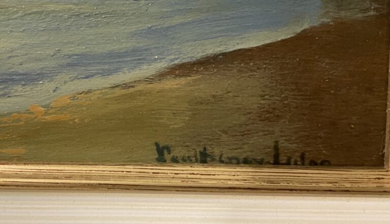 Pierre- Henry LAFON (XXème siècle) - Quiberon - Huile sur panneau (légèrement c…