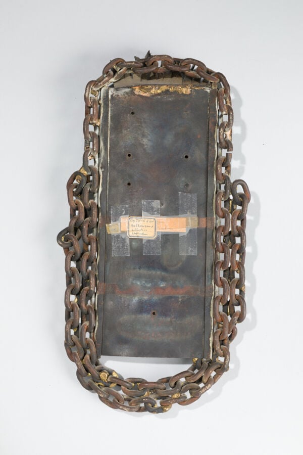 ROBERT JACOBSEN (1912-1993) - Tête d'un malheureux, c. 1950-1955 - Fer, tôle, c…
