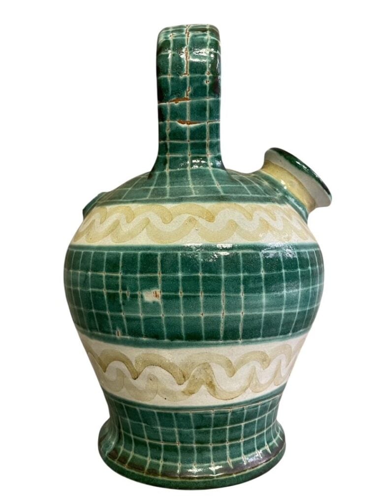 Robert PICAULT (1919-2000) - Grosse gargoulette en céramique émaillée polychrom…