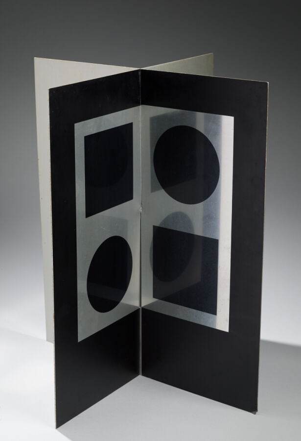 VICTOR VASARELY (1906-1997) - Image- miroir, 1965 - Sérigraphie sur métal, édit…