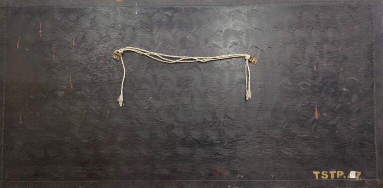 VIETNAM - Panneau de laque à décor de pêcheurs - 122 x 61 cm