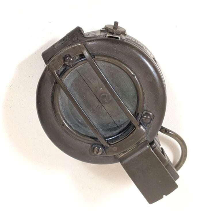 BOUSSOLE militaire en laiton MK3A - Diamètre : 5.5 cm
