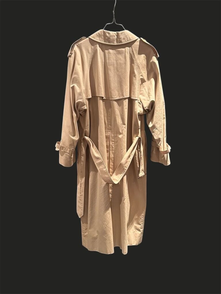 BURBERRY - Trench-coat beige, intérieur en tissu check - Taille supposée 38 - E…